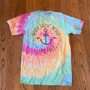 Never shout never vintage band tee